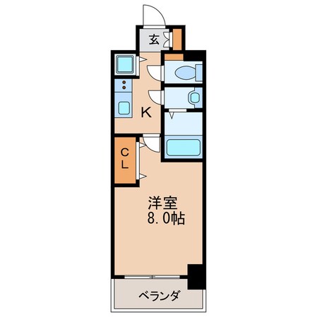 プレサンス新栄町ギャラントの物件間取画像